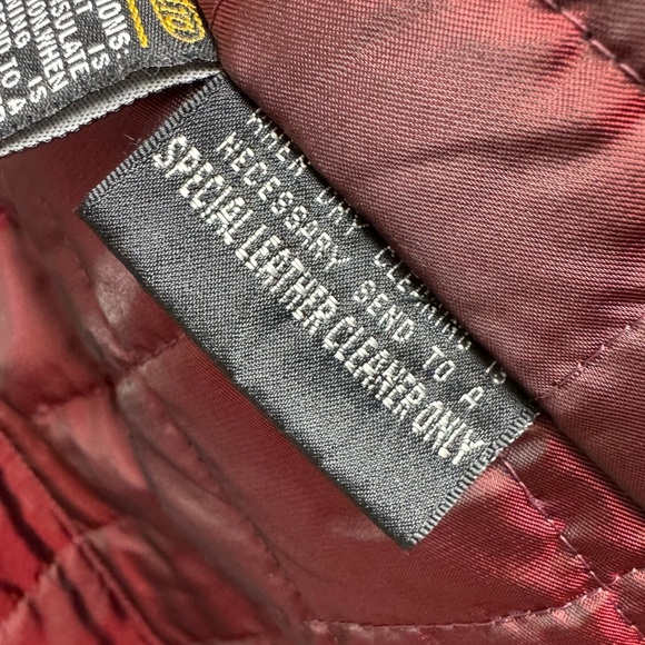 Wilsons Leather Pelle Studio Size Medium Jacket Black 4 Button Thinsulate Liner - Picture 10 of 12